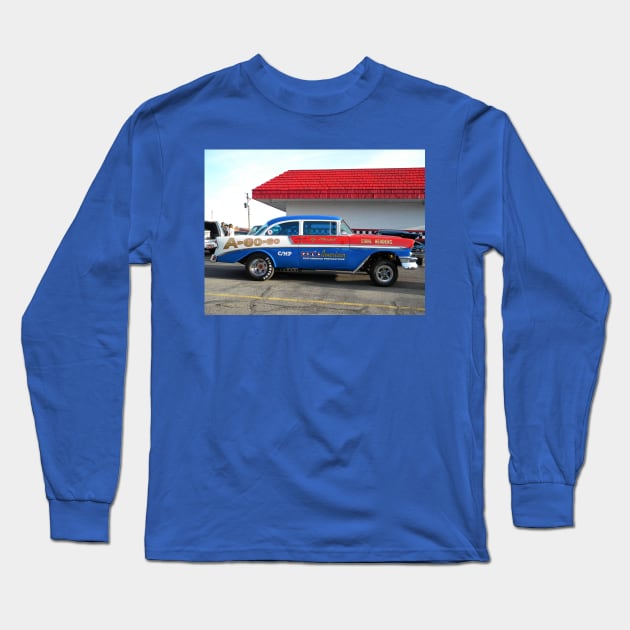 American 1956 Chevrolet Long Sleeve T-Shirt by Hot Rod America